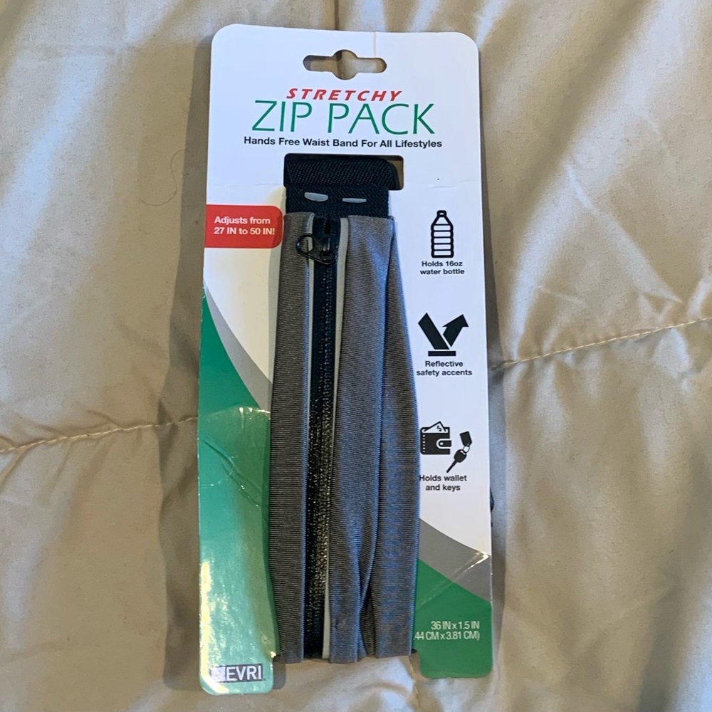 Zip pack belt/ expandable pocket / Fanny pack